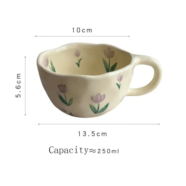 
                      
                        Sip & Bloom Hand Painted Ceramic Mug
                      
                    