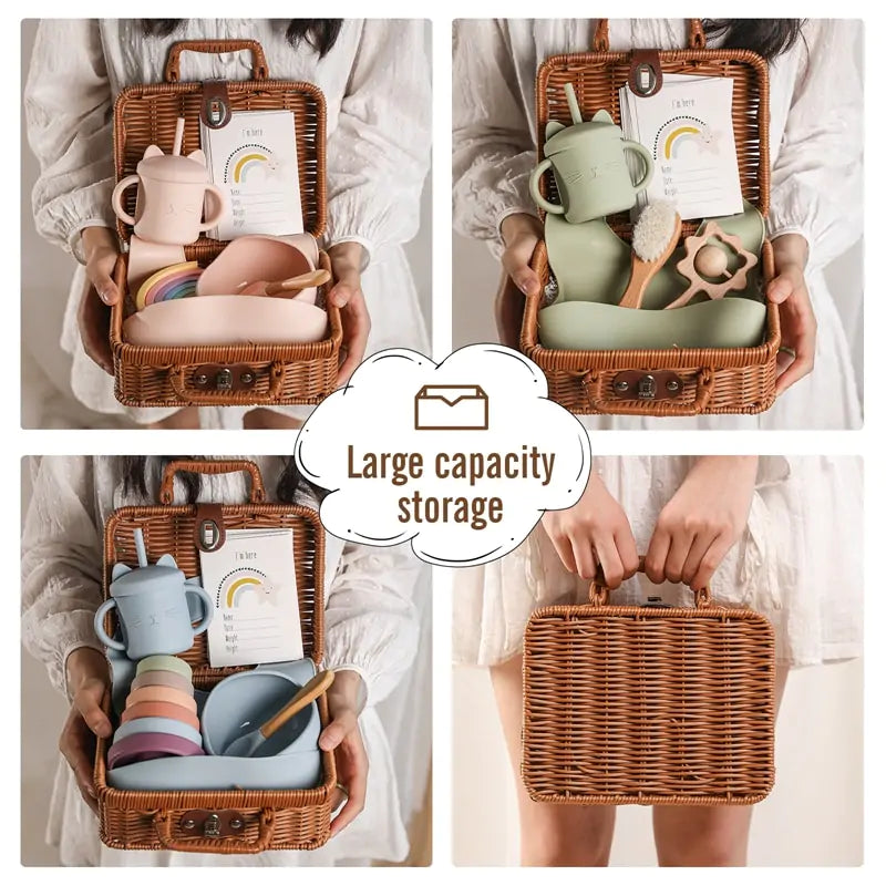 
                      
                        The Willow Basket - Baby Mealtime Gift Set
                      
                    