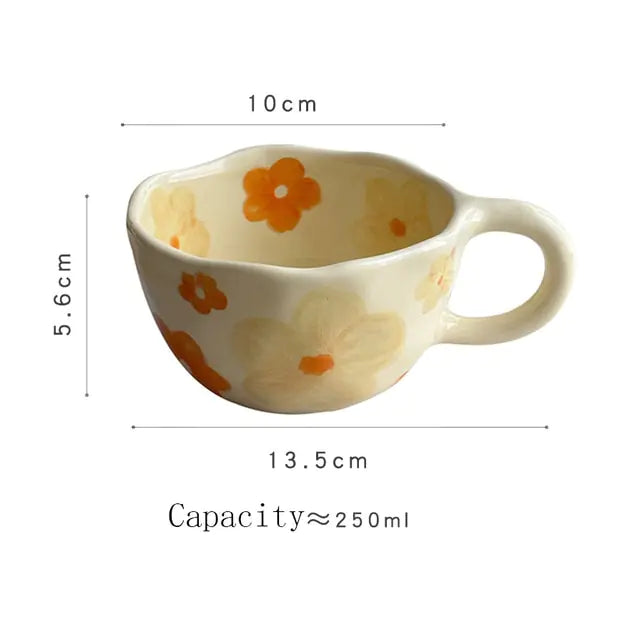 
                      
                        Sip & Bloom Hand Painted Ceramic Mug
                      
                    