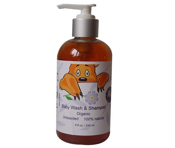 Organic Baby Wash and Shampoo - Sensitive Skin Formula